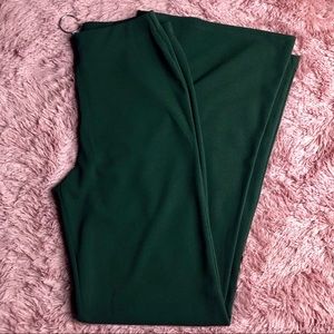 Forever 21 High Waisted Green Bell Bottom Pants